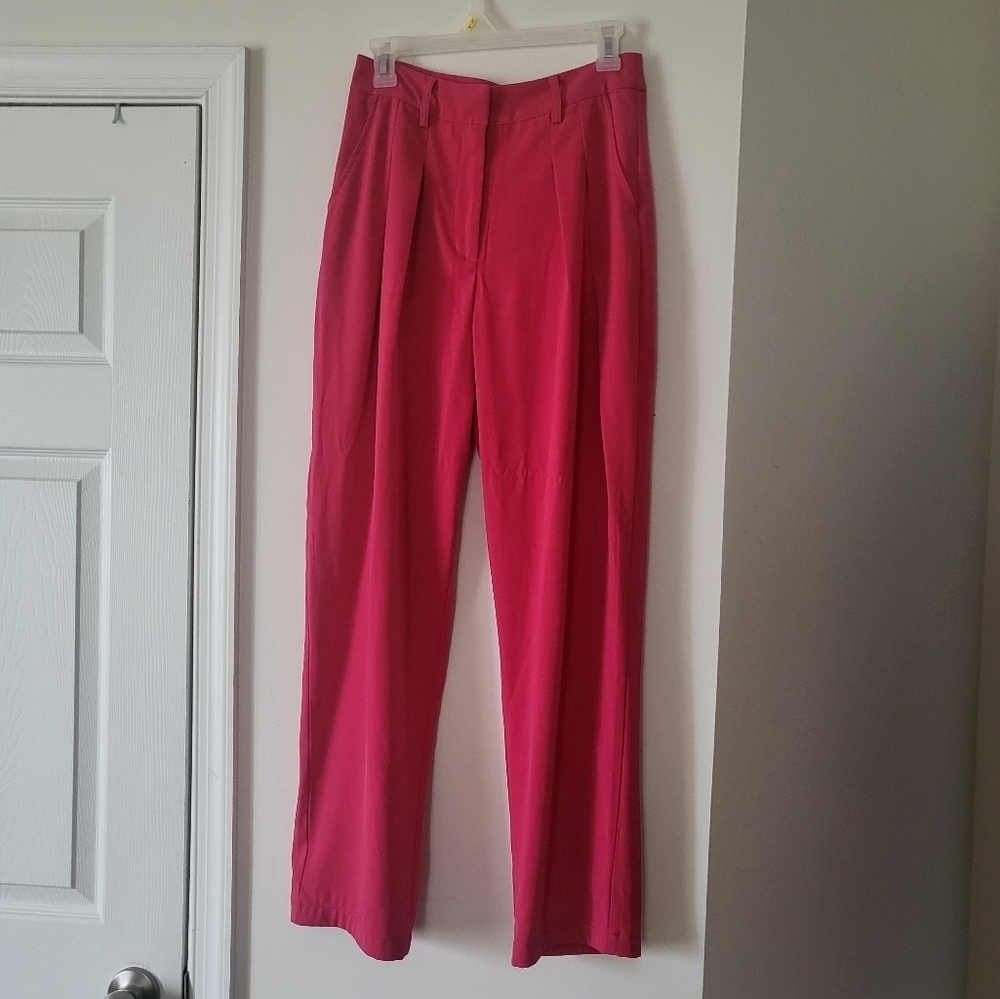 Nasty Gal hot pink pants